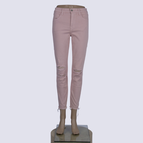 J Brand Pink Alana High Rise Jeans