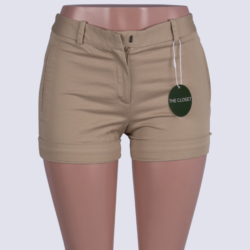 Zara Tan Mini Shorts