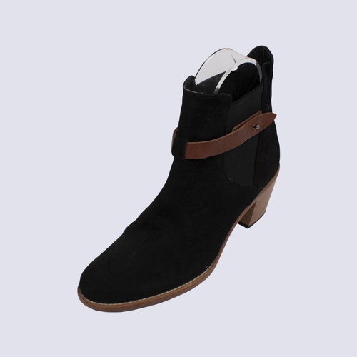 Flippo Raphael Black Suede Ankle Boots