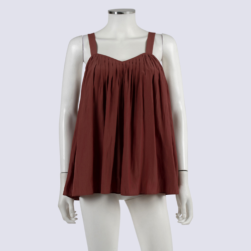 NWT Country Road Rosewood Pleated Cami