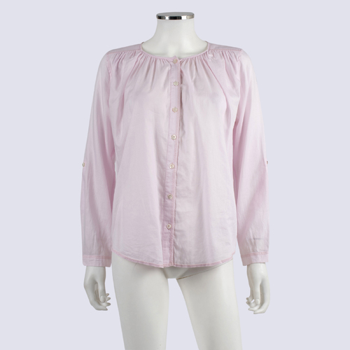 Country Road Baby Pink Button Cotton Shirt