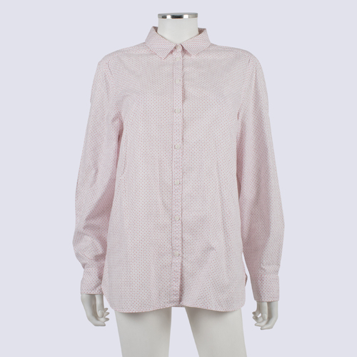 Sportscraft Pink Floral Print Button Up Shirt