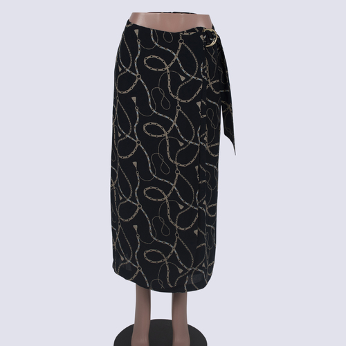 Preview Navy Chainlink Maxi Skirt