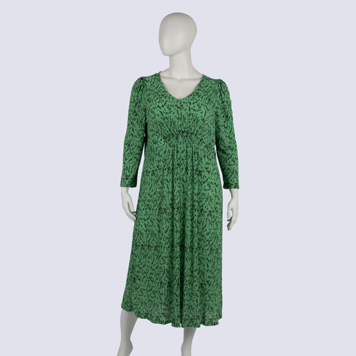 NWT Suzanne Grae Green Floral Midi Dress