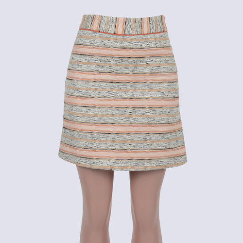 Marcs Stripe Tweed Pencil Skirt