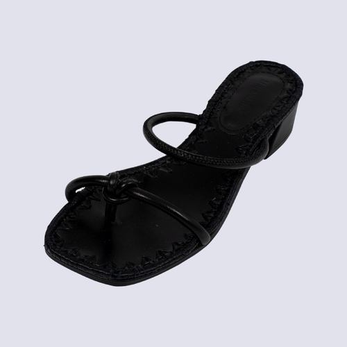 Mara & Milne Black Inez Sandals