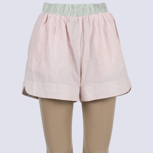 Longlost Pink Stripe Shorts