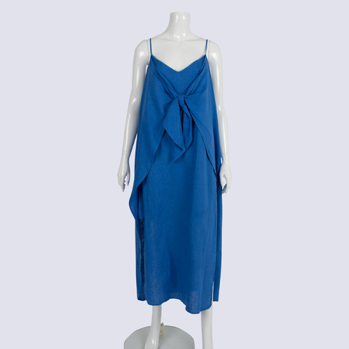 Country Road Blue Linen Dress