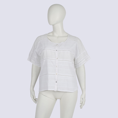 Hammock & Vine White Buttoned Shirt