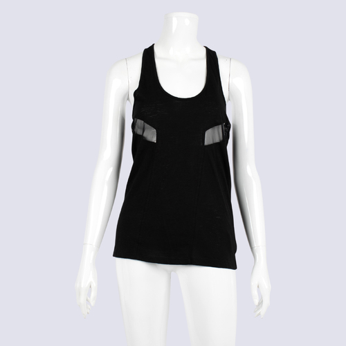 NWT First Base Black Work It Out Tank Top