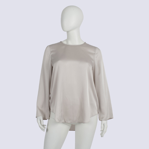 Witchery Champagne Long Sleeve Shirt
