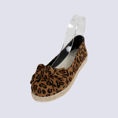 NWOT Unknown Brand Leopard Bow Flats