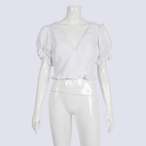 NWT Finders Keepers White Static Top