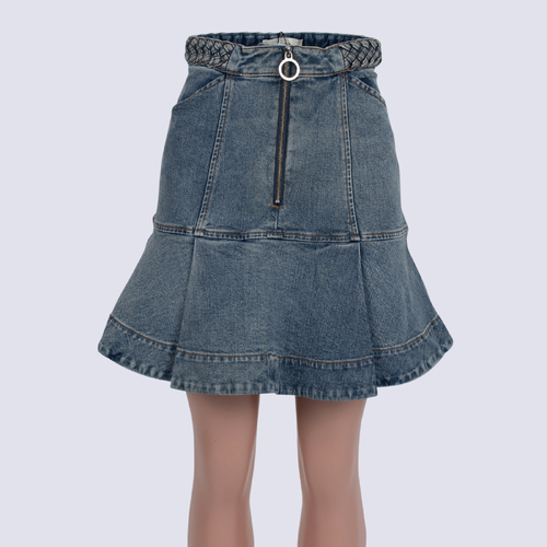NWT Lover Blue Chelsea Denim Skirt